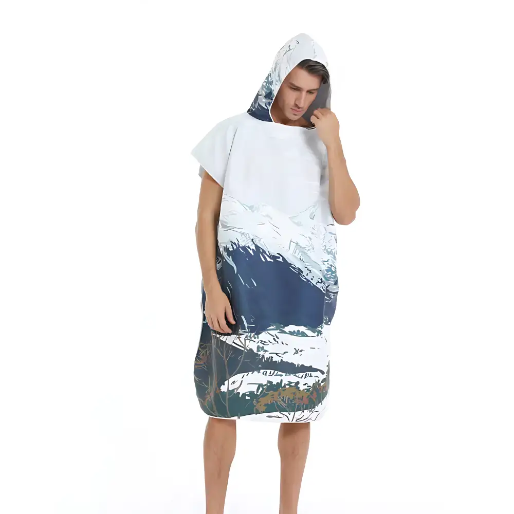 Poncho de bain adulte