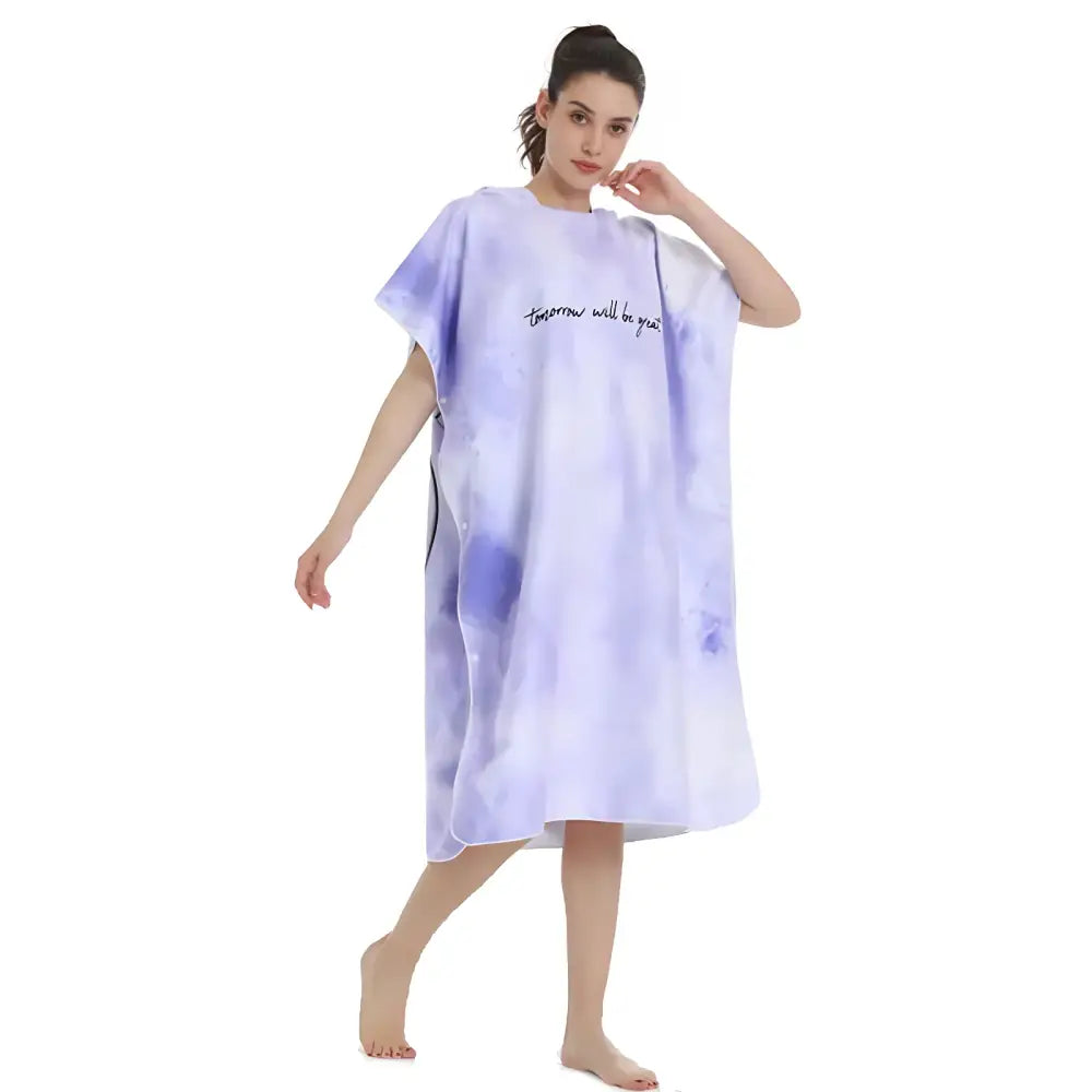 Poncho de bain adulte