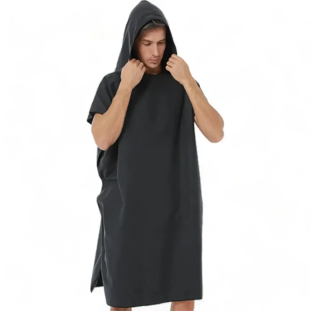Poncho de bain adulte avec capuche