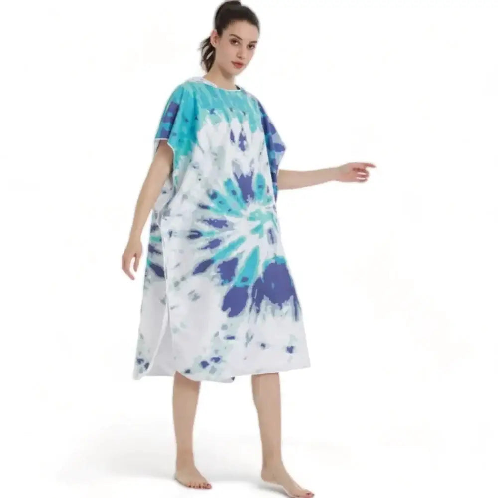 Poncho de bain adulte avec capuche