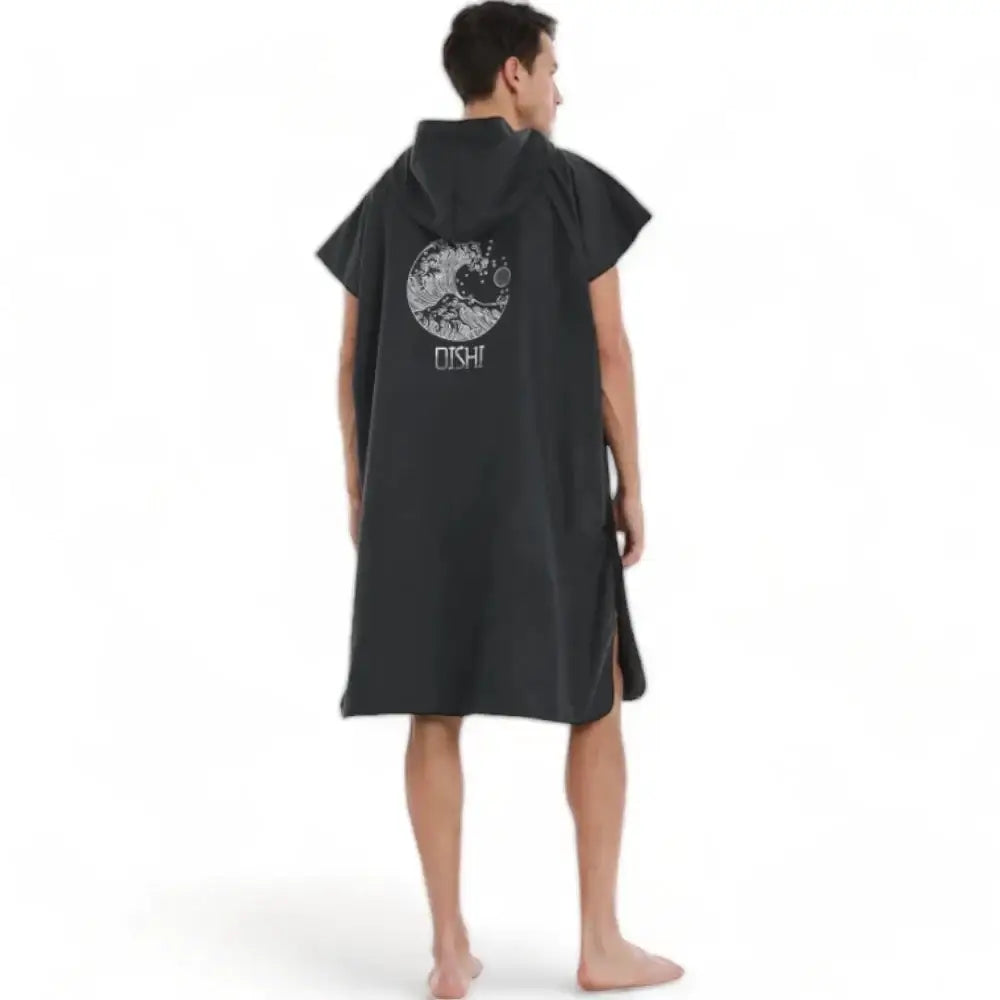 Poncho de bain adulte avec capuche