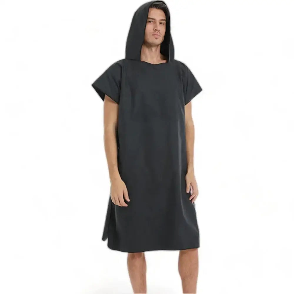 Poncho de bain adulte avec capuche