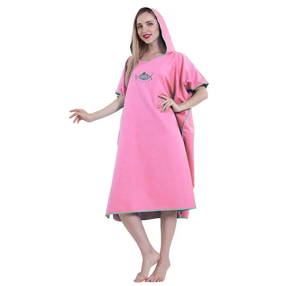 Poncho de bain adulte en eponge
