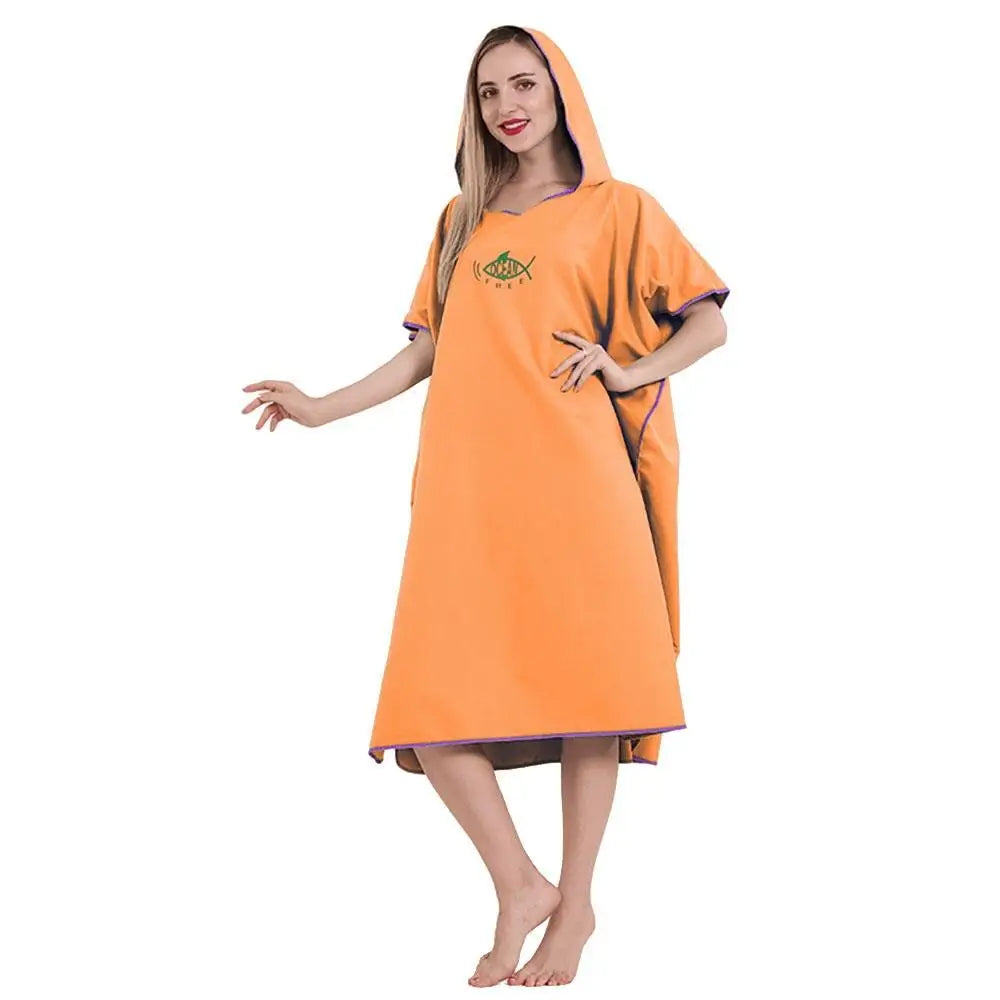 Poncho de bain adulte en eponge