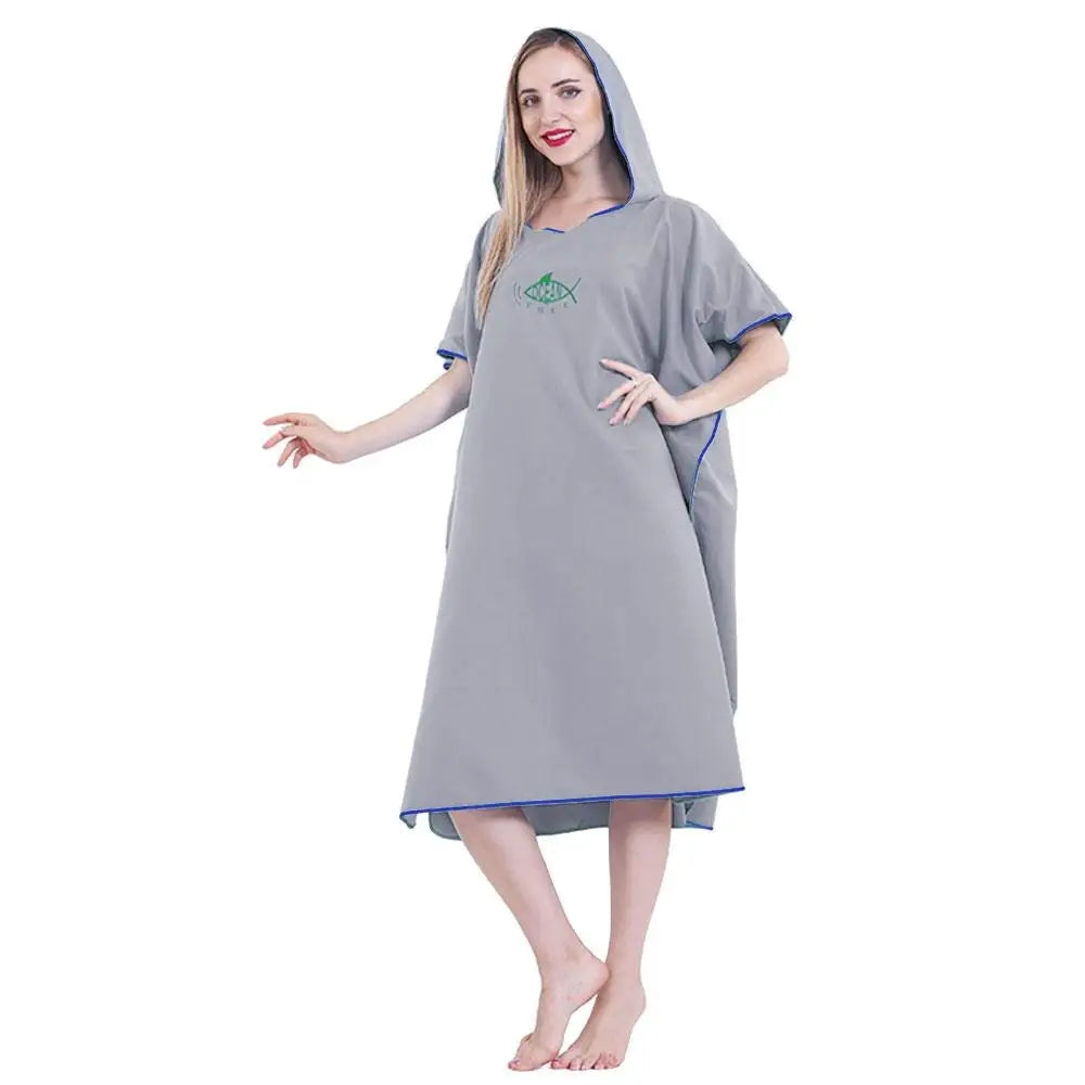 Poncho de bain adulte en eponge