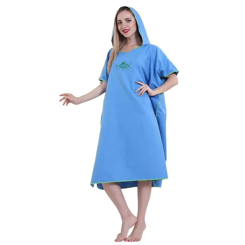 Poncho de bain adulte en eponge