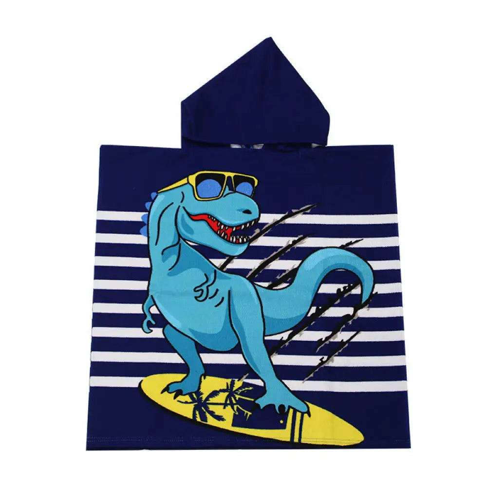 Poncho de bain capuche enfant