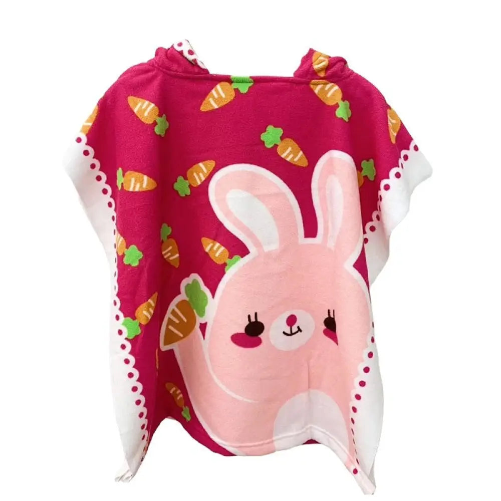 Poncho de bain enfant en coton