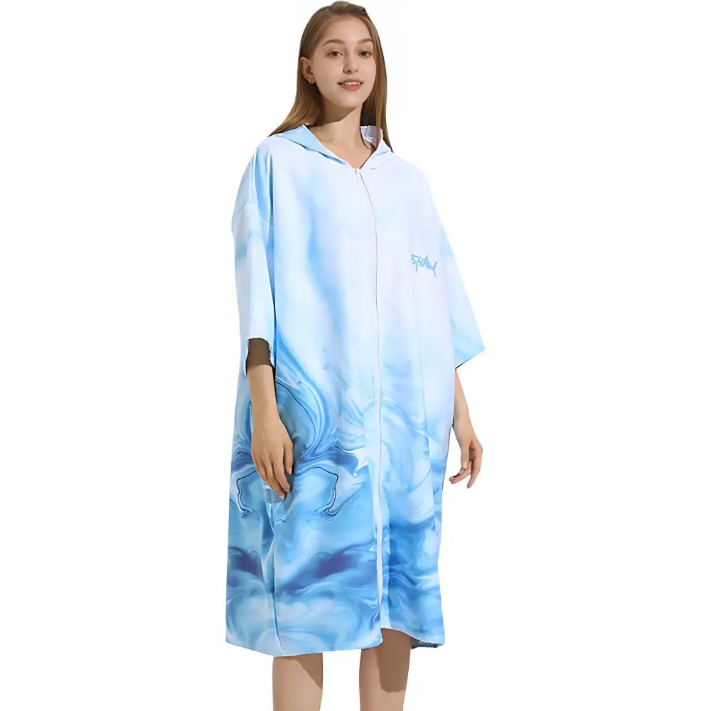 Poncho de bain éponge adulte