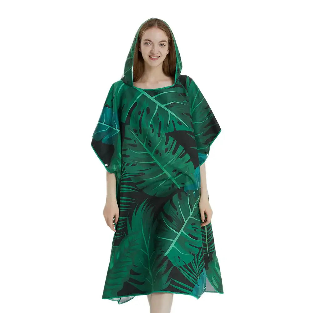Poncho de bain femme