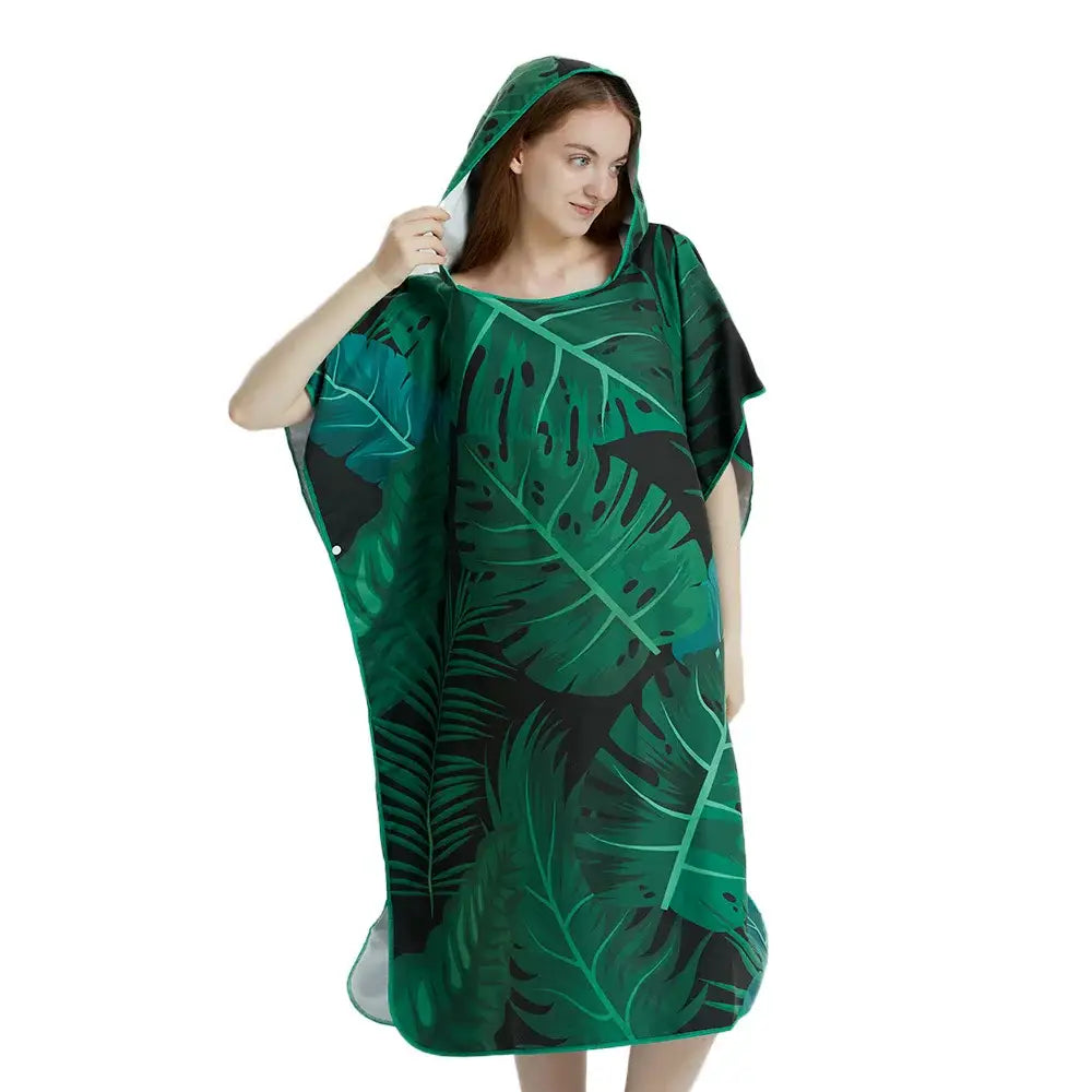 Poncho de bain femme