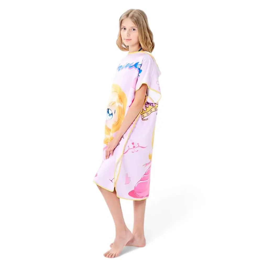 Poncho de bain fille
