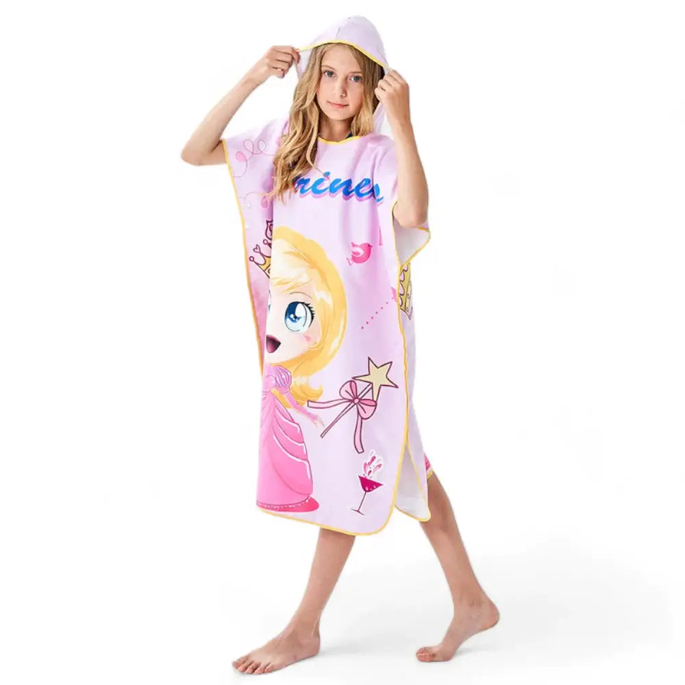 Poncho de bain fille