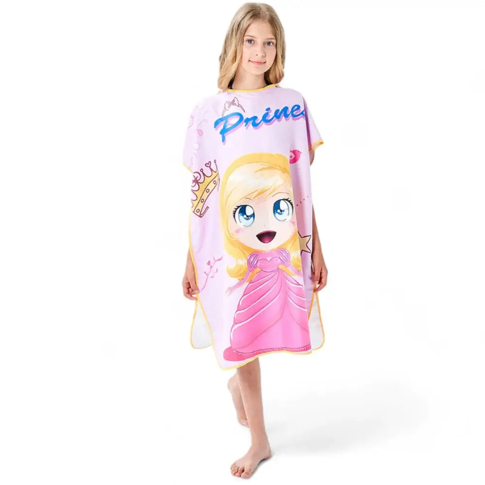 Poncho de bain fille