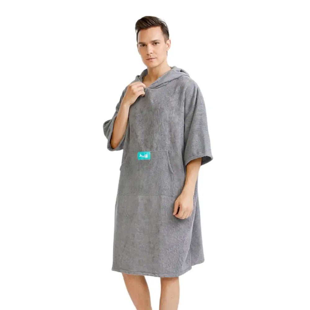 Poncho de bain léger homme