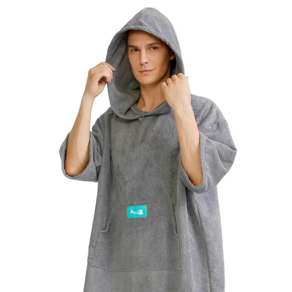 Poncho de bain léger homme
