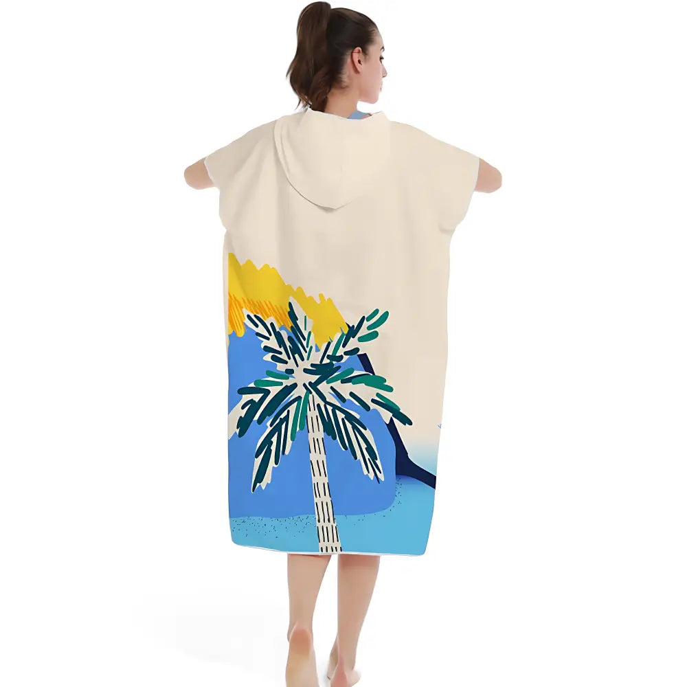 Poncho de bain plage