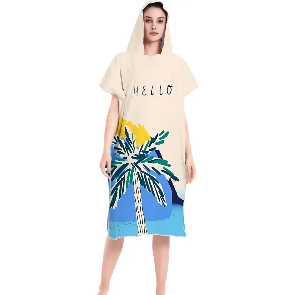 Poncho de bain plage