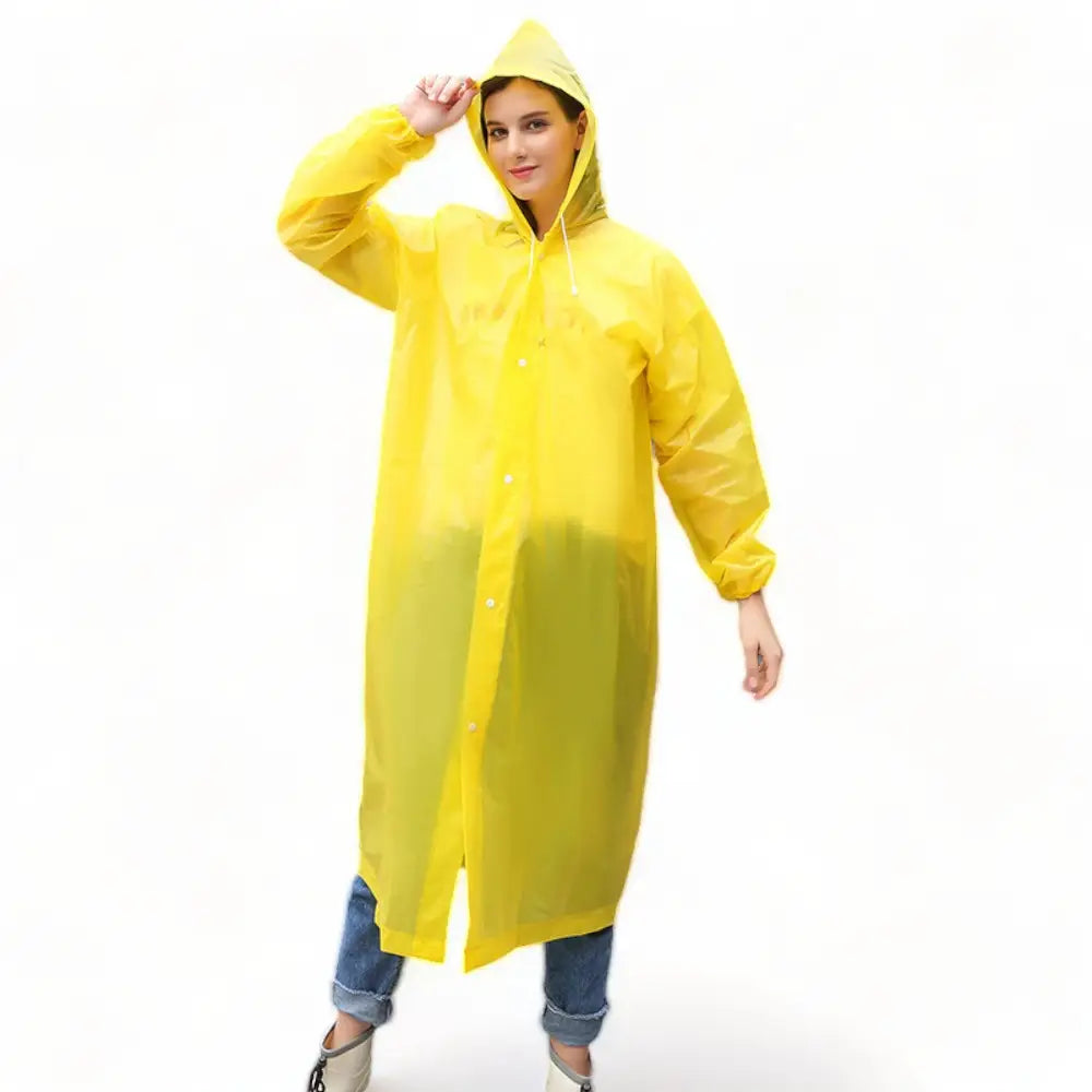Poncho de pluie avec manches femme