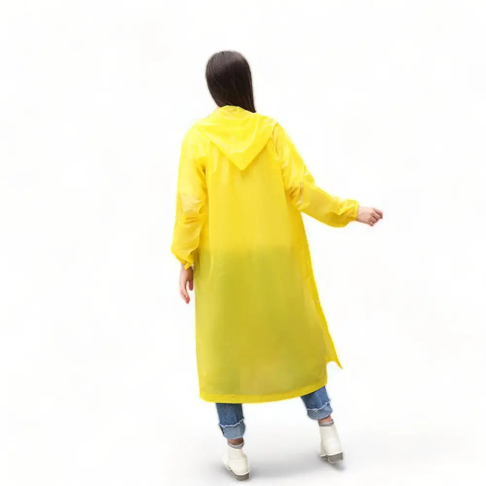 Poncho de pluie avec manches femme