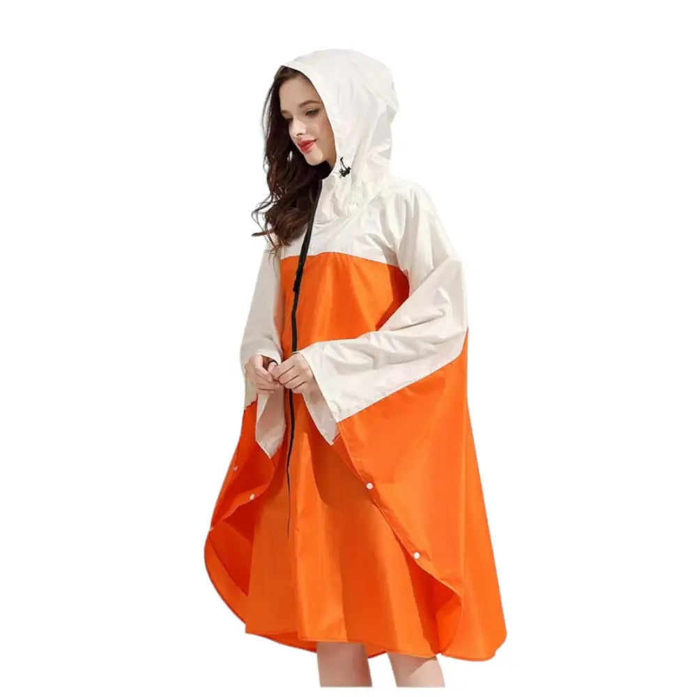 Poncho de pluie femme couleur
