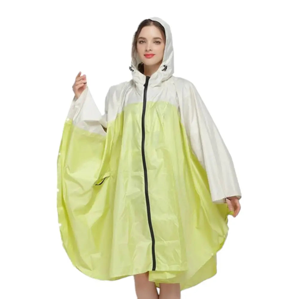Poncho de pluie femme couleur