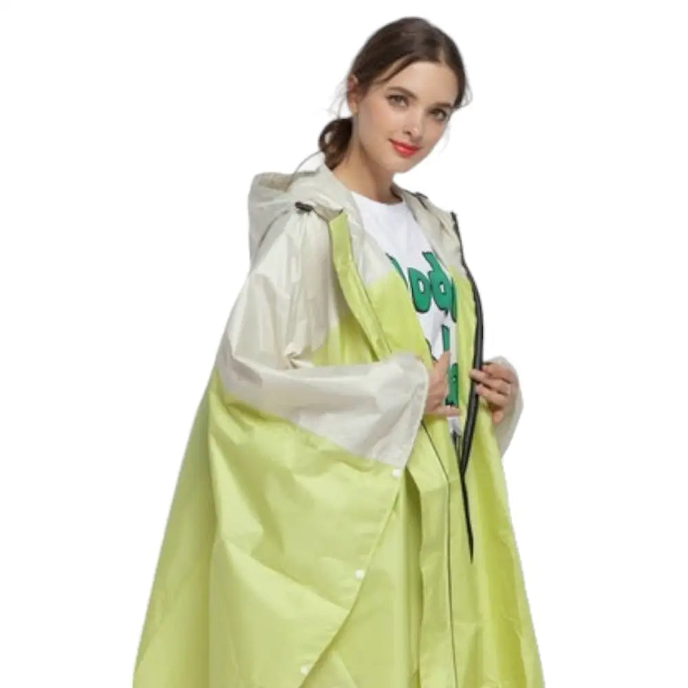 Poncho de pluie femme couleur