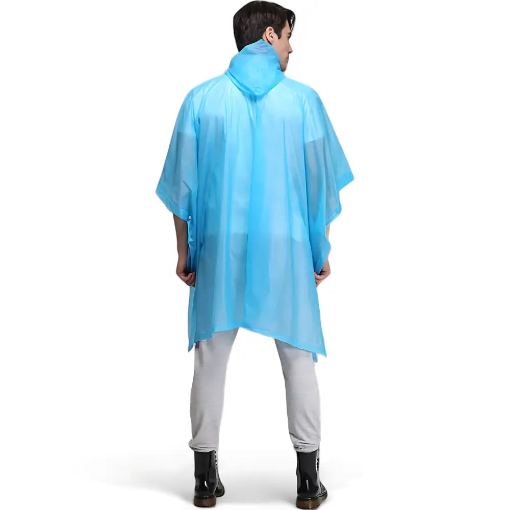 Poncho de pluie homme transparent