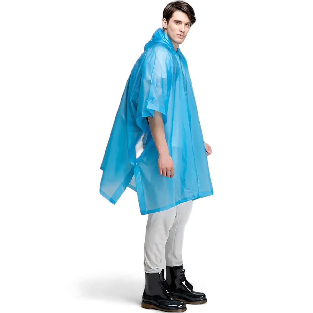 Poncho de pluie homme transparent
