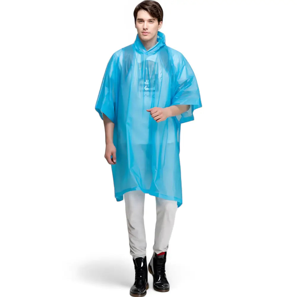 Poncho de pluie homme transparent