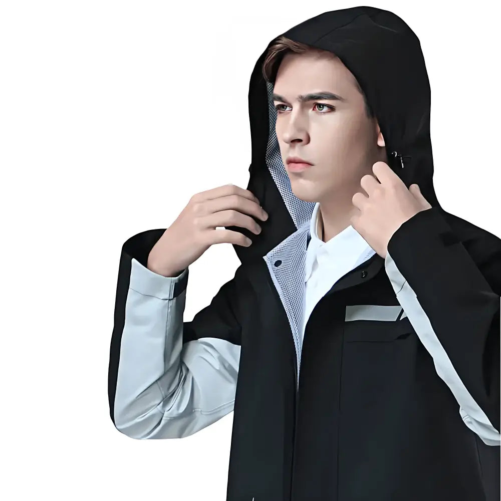 Poncho de pluie homme urbain