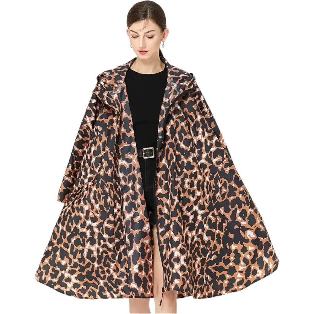Poncho de pluie imperméable femme
