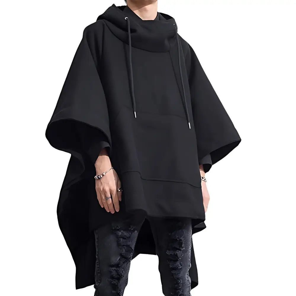 Poncho en laine pour homme