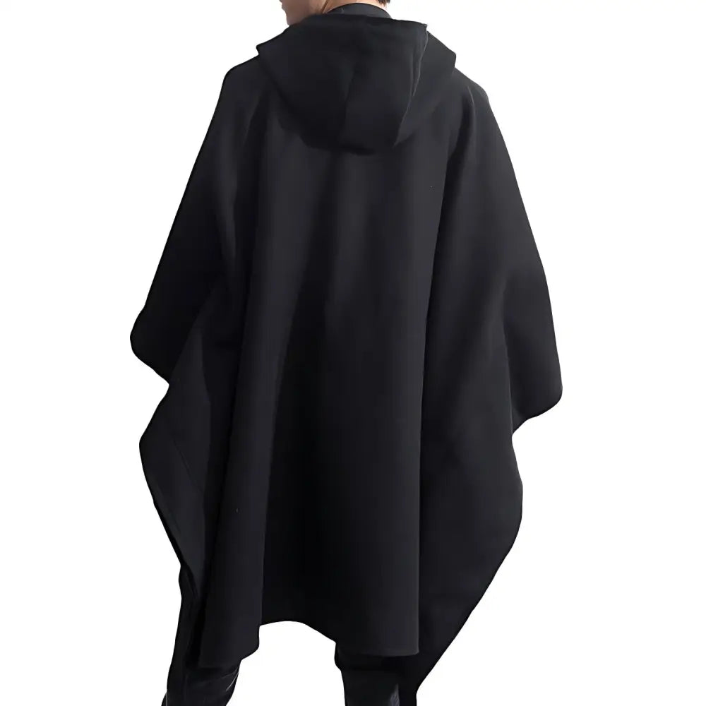 Poncho en laine pour homme