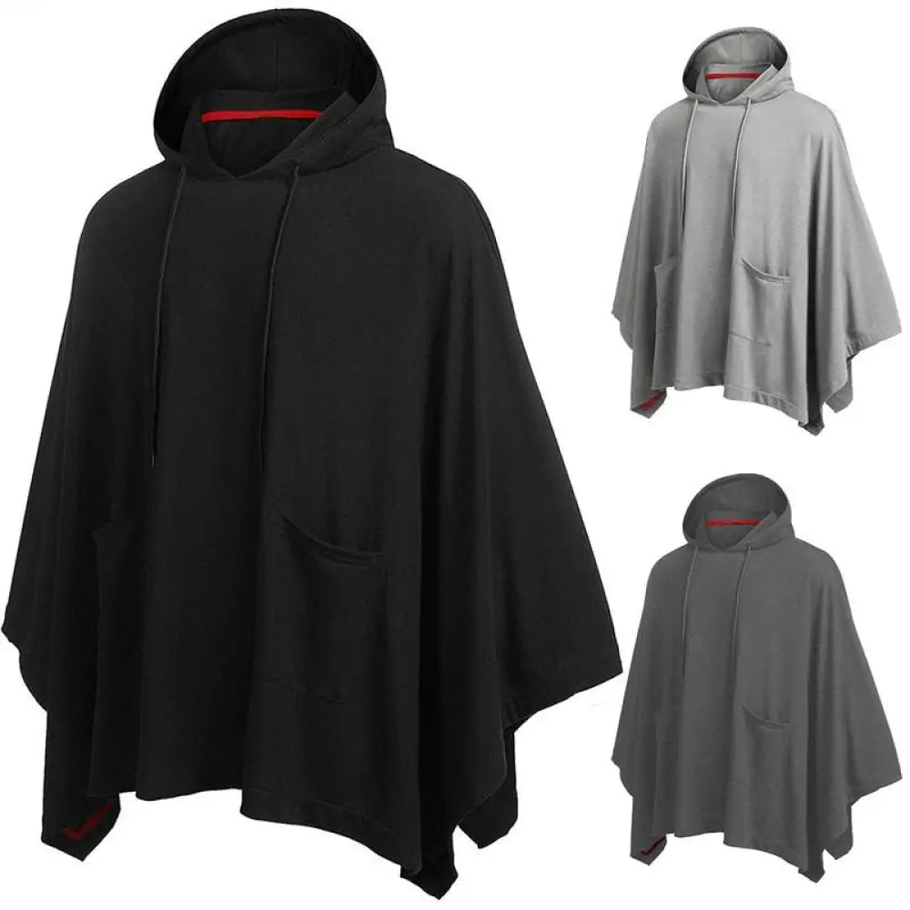 Poncho en polaire homme