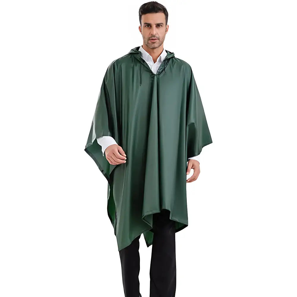Poncho étanche à manche homme