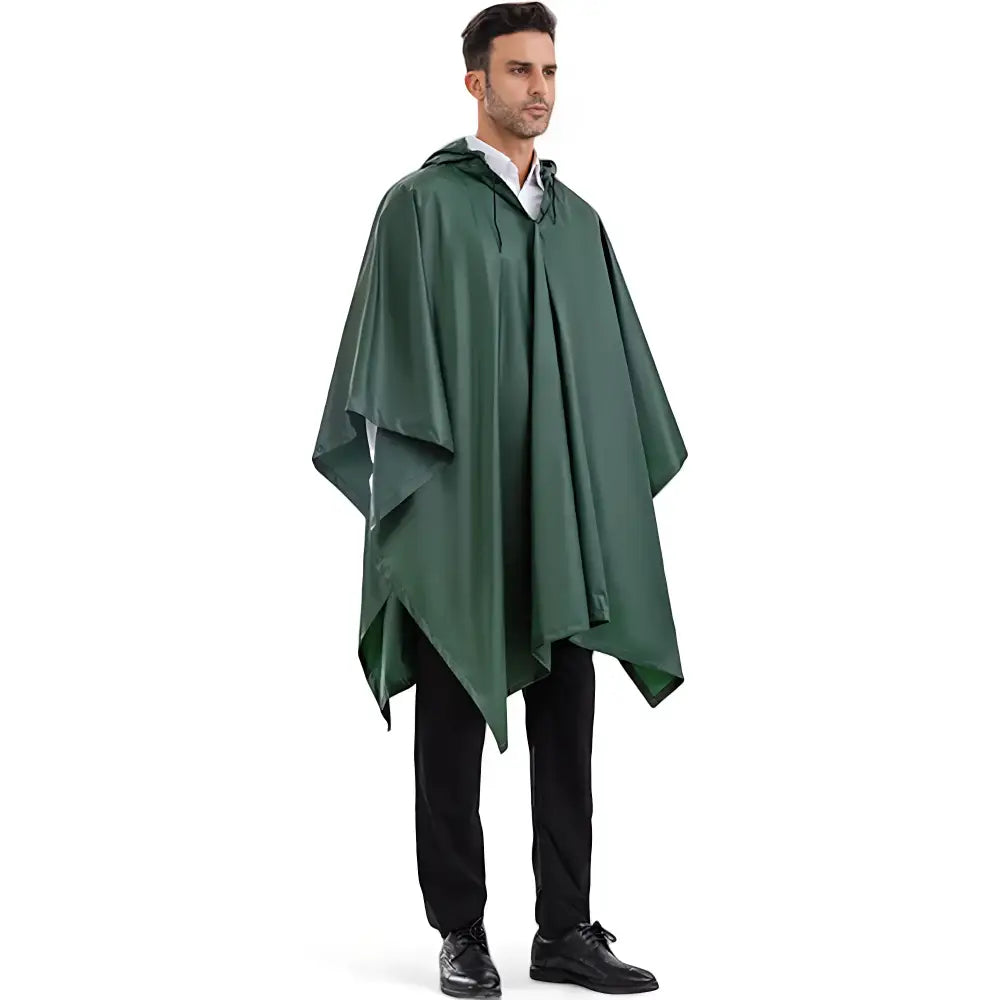 Poncho étanche à manche homme