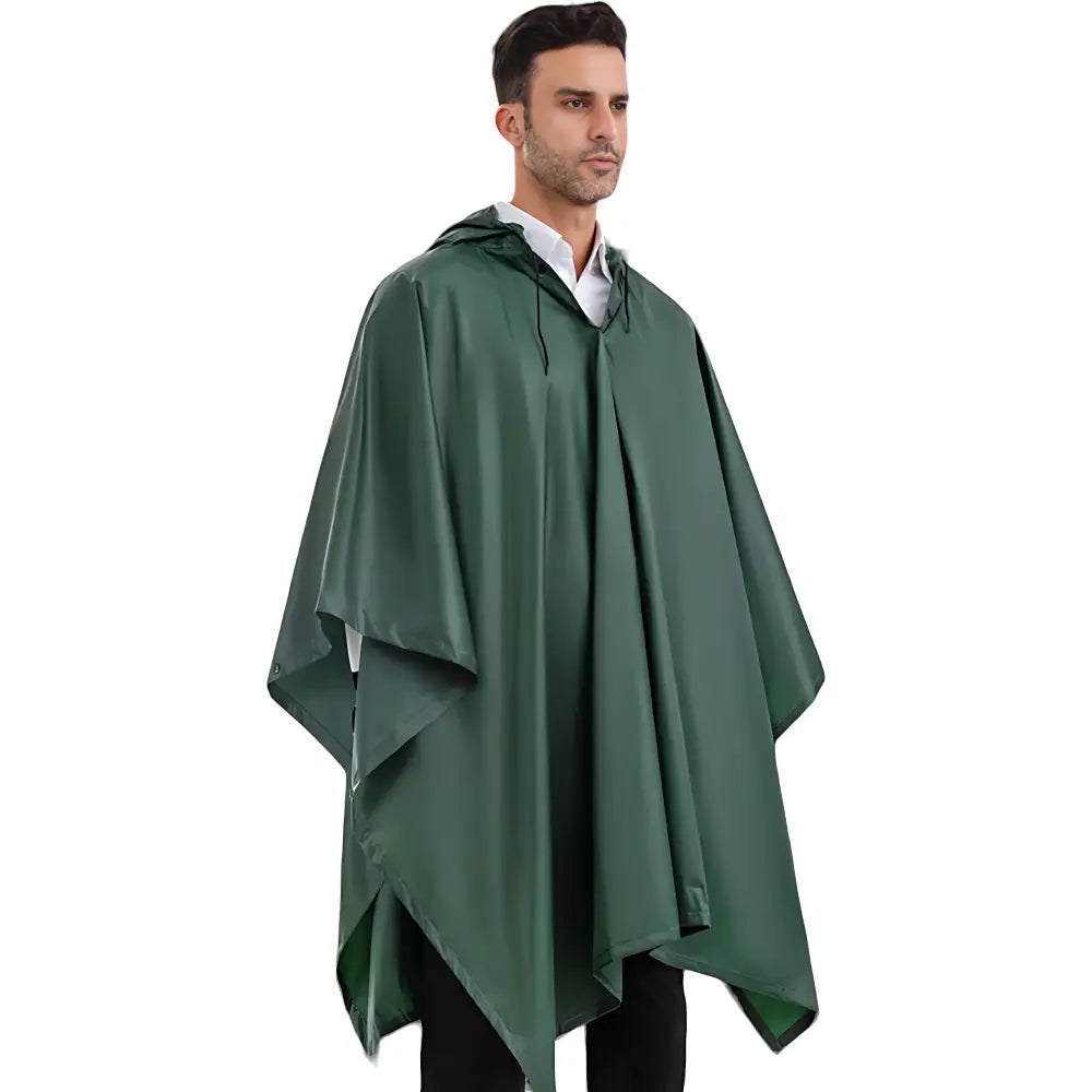 Poncho étanche à manche homme