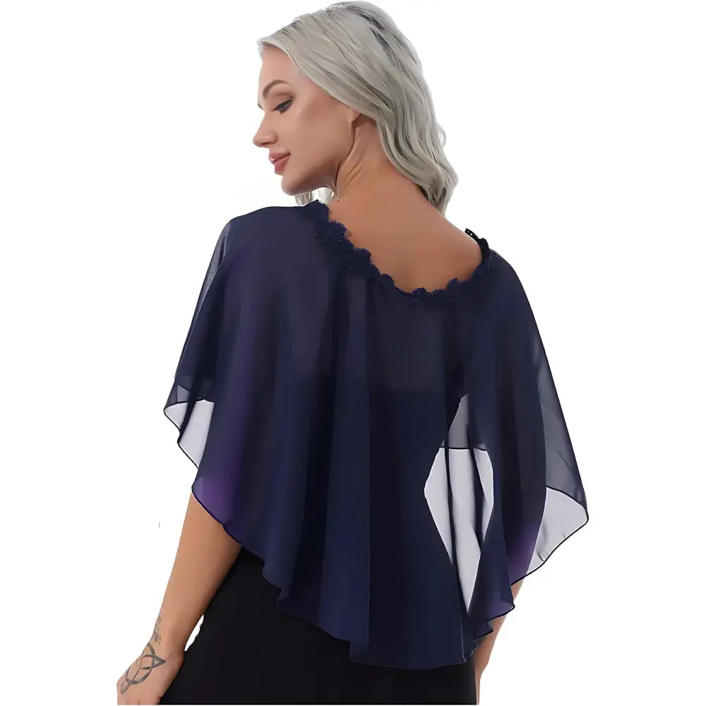 Poncho femme soirée