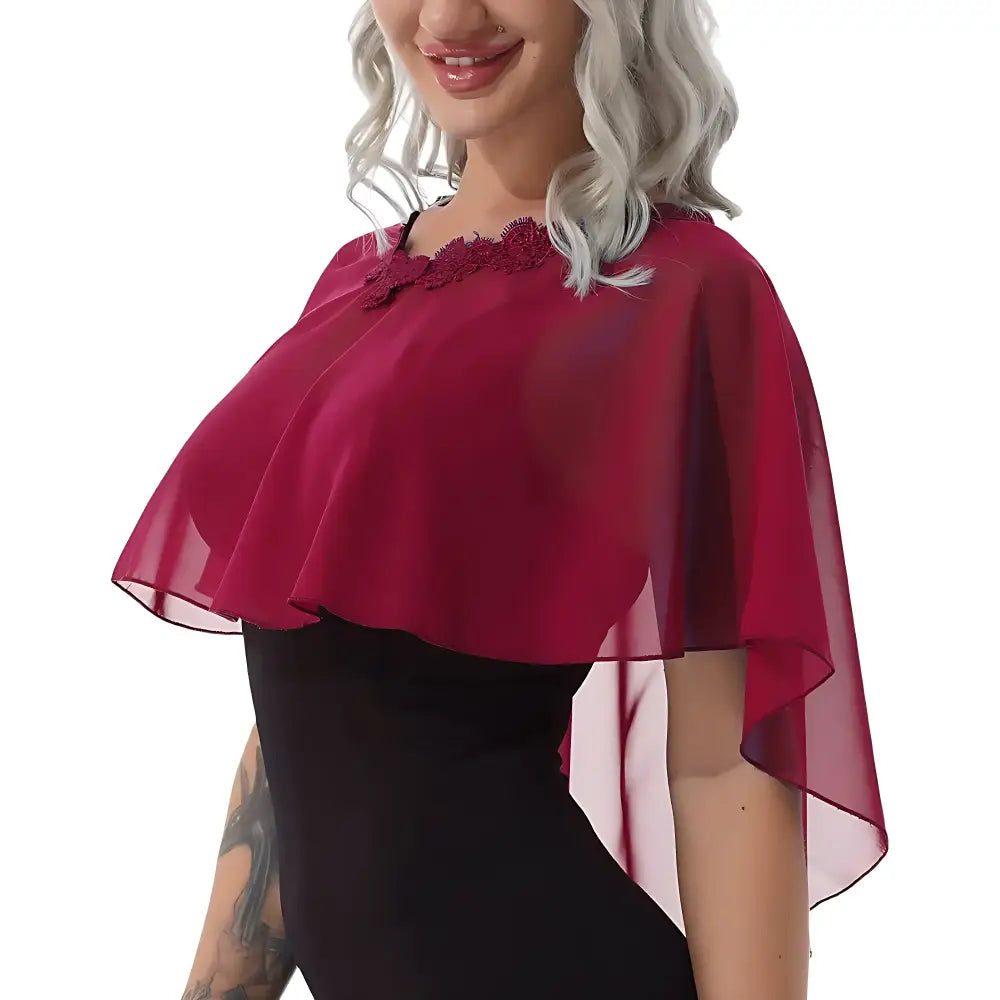 Poncho femme soirée