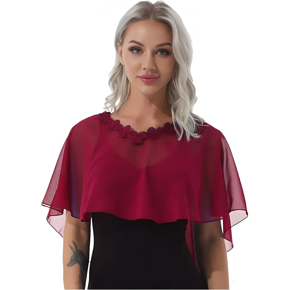 Poncho femme soirée