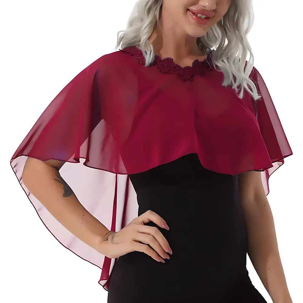 Poncho femme soirée