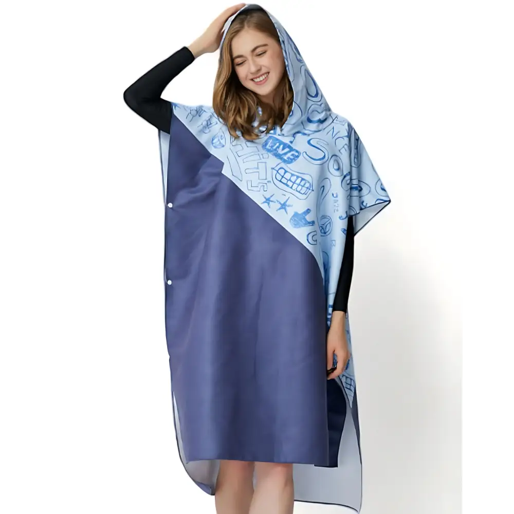 Poncho femme surf