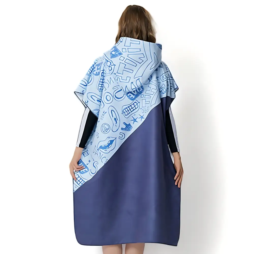 Poncho femme surf