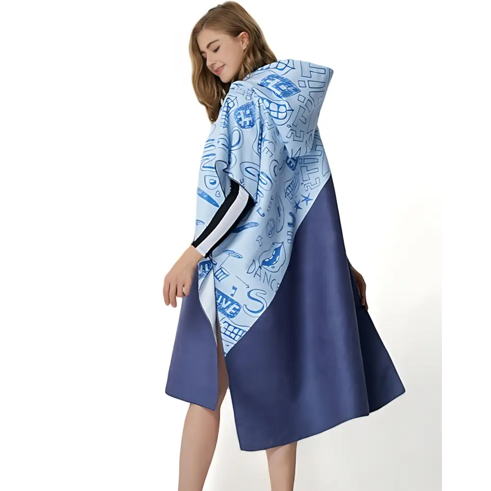 Poncho femme surf