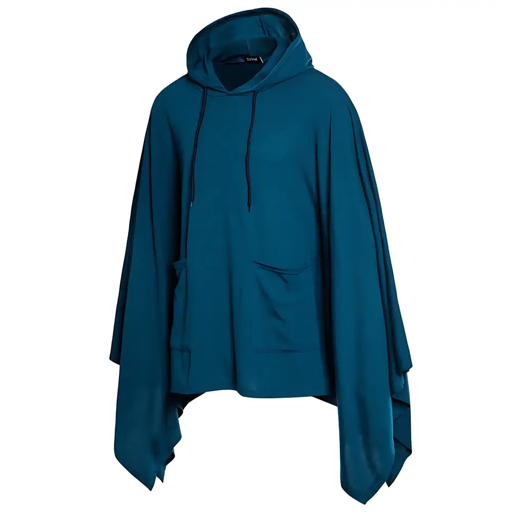 Poncho homme à capuche pas cher