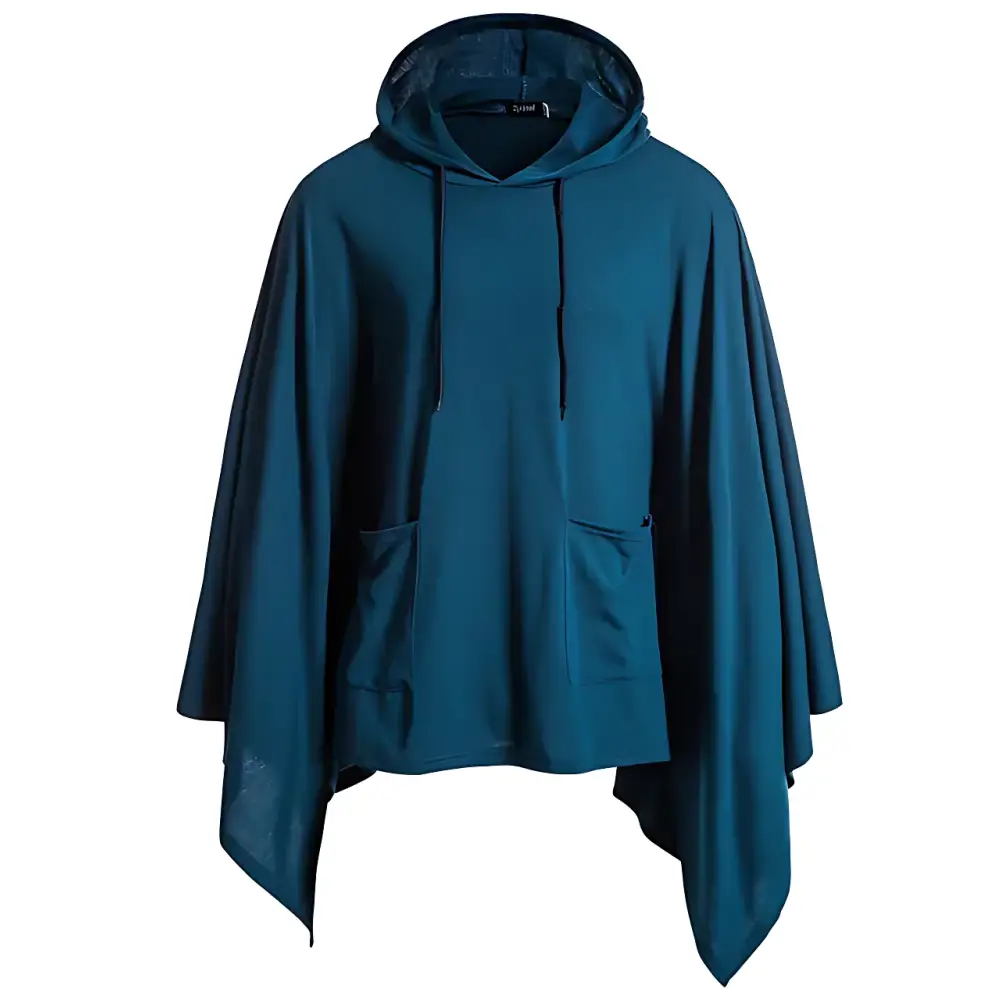 Poncho homme à capuche pas cher