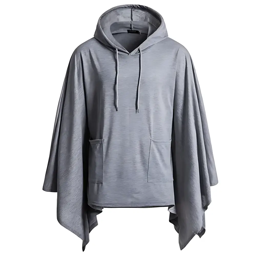 Poncho homme à capuche pas cher
