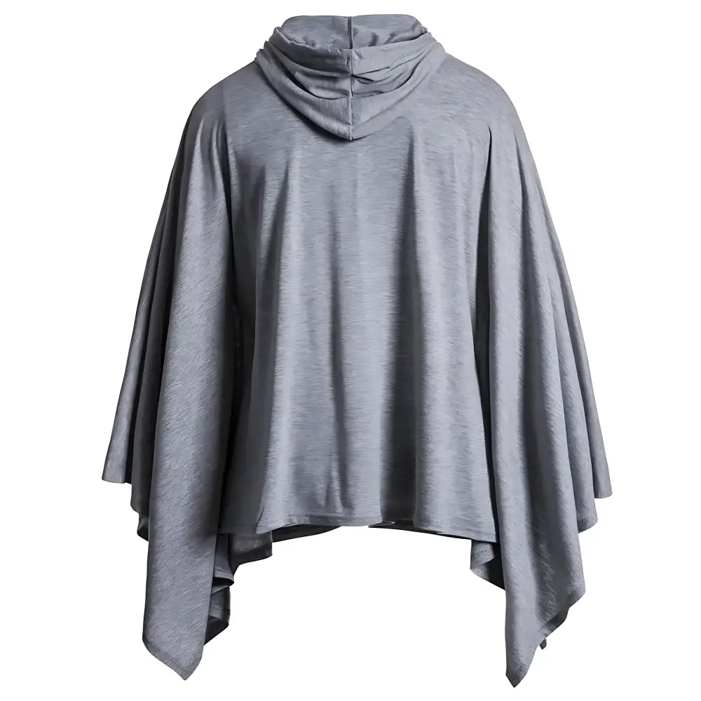 Poncho homme à capuche pas cher