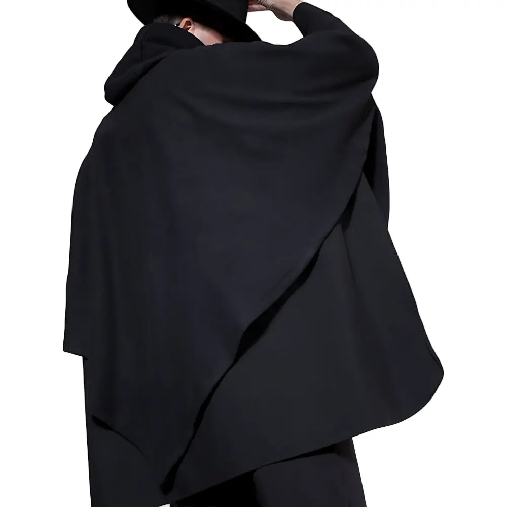 Poncho homme avec capuche